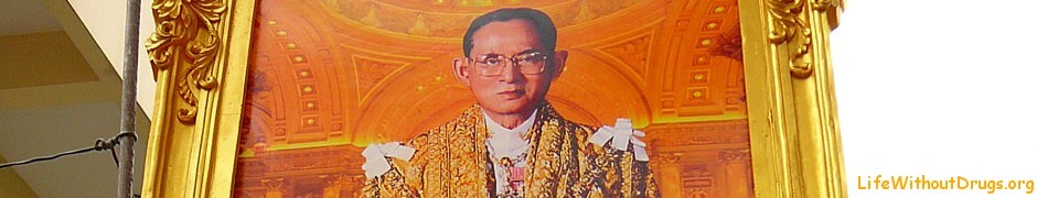 Король Рама 9 в Бангкоке