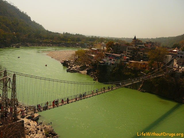 Ришикеш, Индия, река Ганга