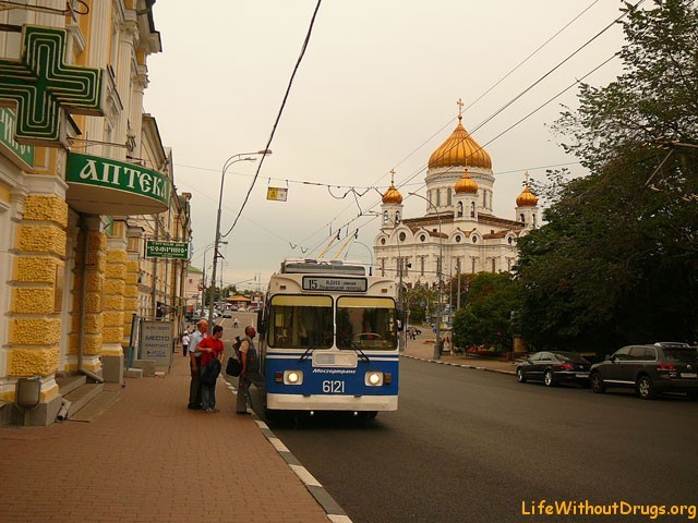 Прогулка пешком по центру Москвы