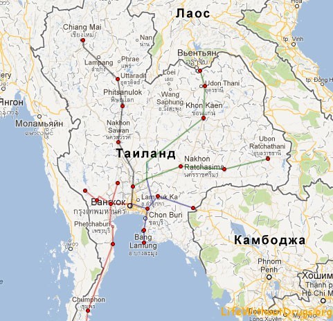 железная дорога таиланда