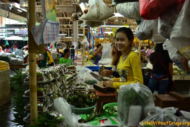 Рынок цветов в Бангкоке