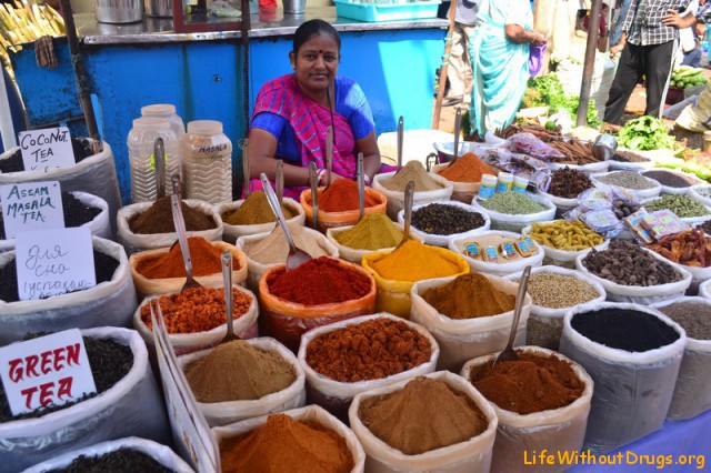 Индийский рынок фото