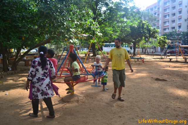 Детская площадка в Кочине