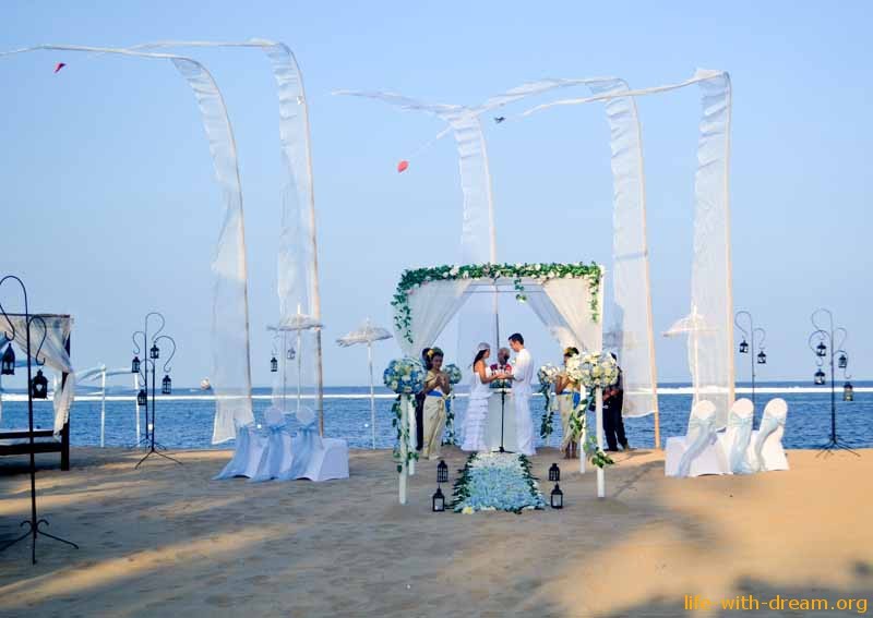свадебная церемония на Бали 