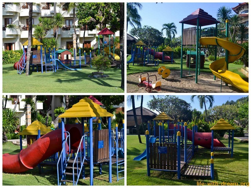 Детская площадка в отеле Grand Mirage Resort Thallaso Bali