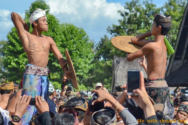 Ритуальные бои в деревне Тенганан и церемония Perang Pandan