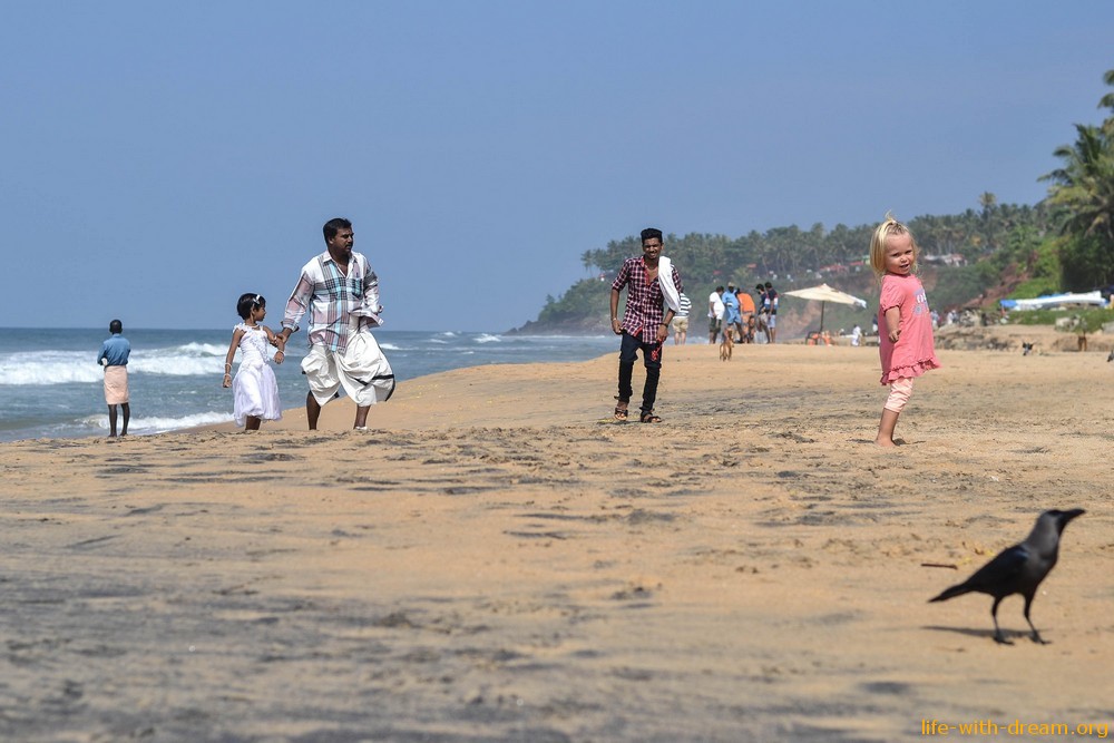 Пляжные особенности Индии.